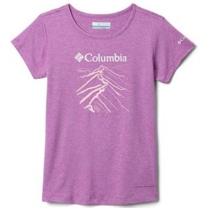 Columbia Girls Tech Trail S/S Graphic Shirt Sportshirt (Kinderen |purper)