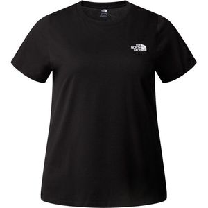 The North Face Womens Plus S/S Simple Dome Tee T-shirt (Dames |zwart)