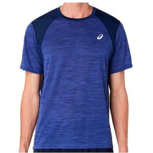 Asics Road S/S Top Hardloopshirt (Heren |blauw)