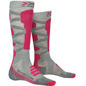 X-Socks Womens Ski Silk Merino 40 Skisokken (Dames |grijs)