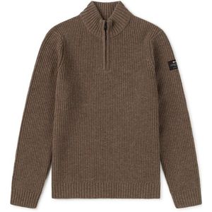 Ecoalf Dragoalf Knit Wollen trui (Heren |bruin)