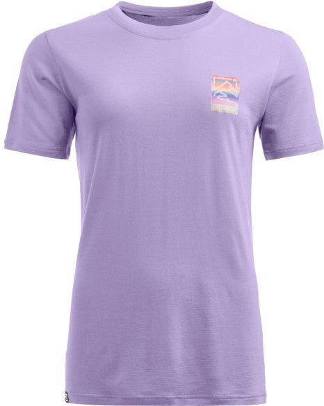 Ortovox - 140 Cool Mountain Gradient - T-shirt - Lush Lavender - Merinoshirt