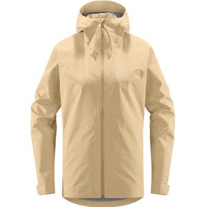 Haglöfs Womens Aria Proof Jacket Regenjas (Dames |beige |waterdicht)