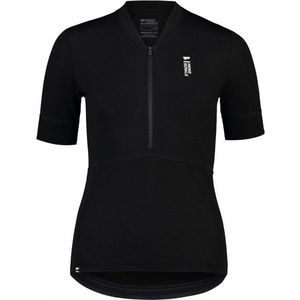 Mons Royale Womens Cadence Half Zip Fietsshirt (Dames |zwart)