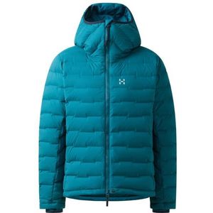 Haglöfs Womens Spitz Down Hood Donsjack (Dames |blauw/turkoois)