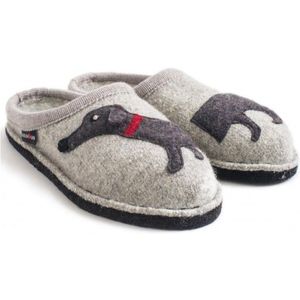 Haflinger Flair Doggy Pantoffels (grijs)