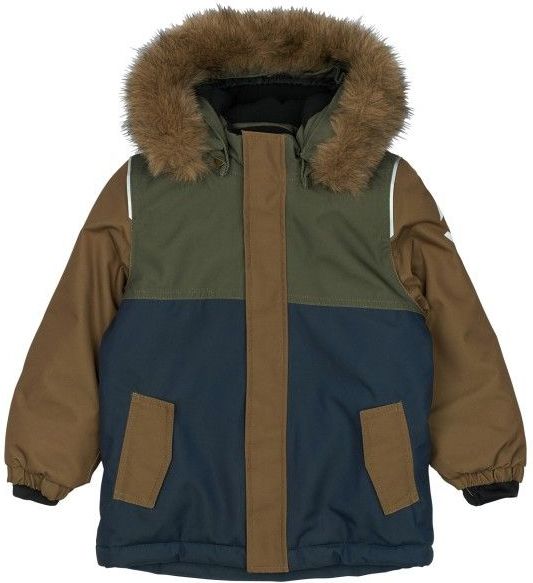 Mikk-Line Winterjas - Olive Nacht/Navy - Mikk-Line - 4 jaar (104) - Winterjassen