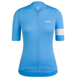 Rapha Womens Core Jersey Fietsshirt (Dames |blauw)