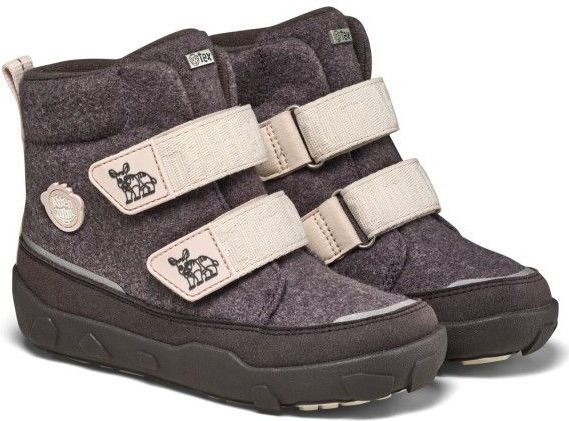 Affenzahn - Kids Mid Boot Wool Comfy - Winterschoenen - Grijs - Waterdicht