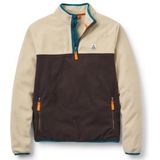 Passenger - Merken - Set Off Recycled Polar 1/4 Zip Fleece Oatmeal Espresso voor Heren - Maat M - Blauw