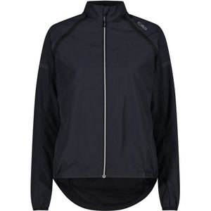 CMP - Fietsjack - Zwart - Dames - Met Afneembare Mouwen - Winddicht