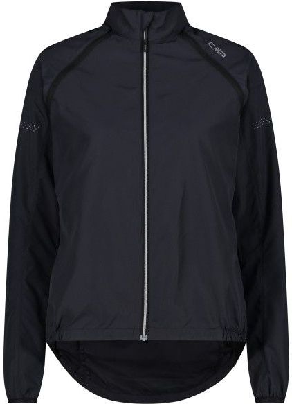 CMP - Fietsjack - Zwart - Dames - Met Afneembare Mouwen - Winddicht