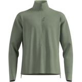 Odlo - Mid Layer 1/2 Zip Grid - Fleecevest - Olijfgroen