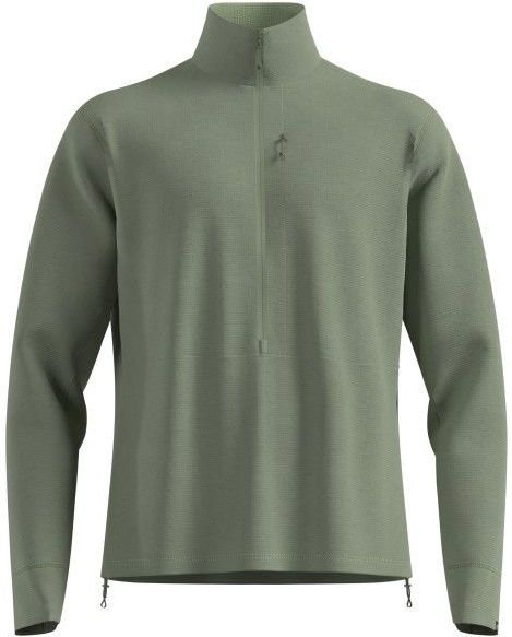 Odlo - Mid Layer 1/2 Zip Grid - Fleecevest - Olijfgroen