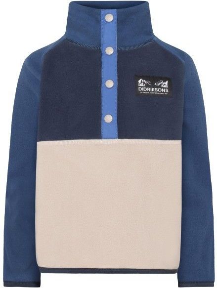 Didriksons Kids Monte Half-Buttoned 4 Fleecetrui (Kinderen |blauw)