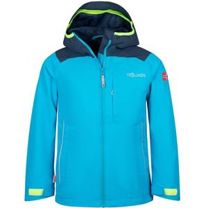 Trollkids Kids Bergen Jacket Regenjas (Kinderen |blauw |waterdicht)