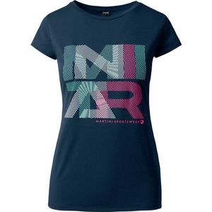 Martini Womens Highventure Shirt Sportshirt (Dames |blauw)
