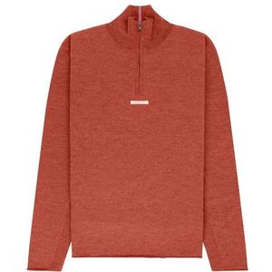 Amundsen Sports Boiled Half Zip Merinotrui (Heren |rood)