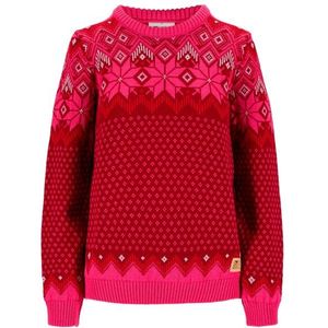 Dale of Norway Womens Vilja Sweater Wollen trui (Dames |rood)