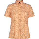 CMP - Blouse - Beige - Korte Mouwen - Met Patroon