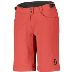 Scott Womens Shorts Trail Flow with Pad Fietsbroek (Dames |rood)