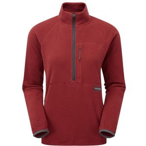 ARTILECT Womens Halfmoon Bio Pullover Fleecetrui (Dames |rood)