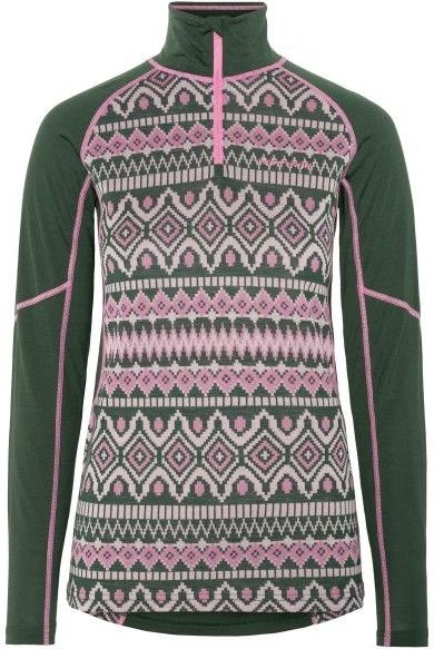 Kari Traa - Malia - Lange Mouwen Basislaag - Hooggesloten - Merinowol/Tencel-mix