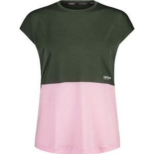 Maloja Womens SchwarzenseeM Merinoshirt (Dames |roze)