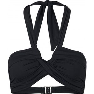 Seafolly - Womens Collective - Halter Bandeau Bikinitop - Zwart