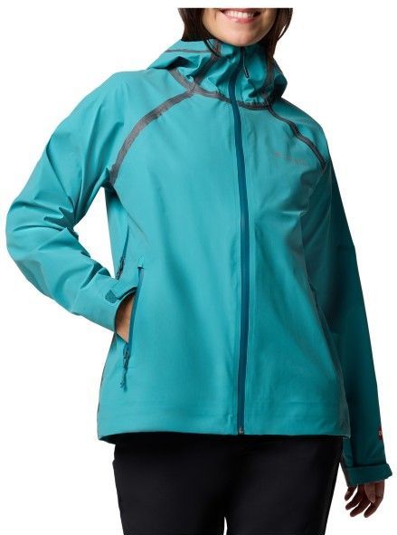 Columbia - Reign No Shine - Waterdichte Jas - Blauw - Met Getapete Naden