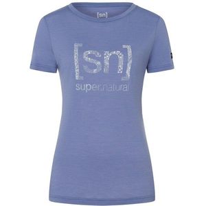 supernatural Womens Arabesque Tee Merinoshirt (Dames |purper)