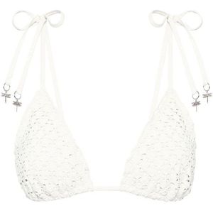 Seafolly Womens Daydreamer Slide Tri Bikinitop (Dames |wit)