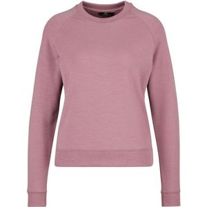 Stoic Womens MerinoTerry285 AlavaaraSt Crew Pullover Merinotrui (Dames |roze)