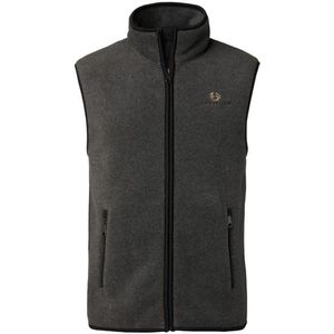 Chevalier Mainstone Fleece Vest Fleecebodywarmer (Heren |zwart/grijs)