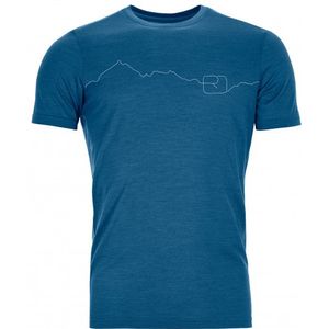 Ortovox 150 Cool Mountain Merinoshirt (Heren |blauw)