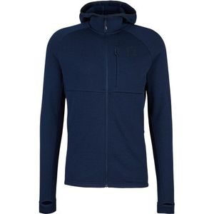 Stoic MerinoFleece240 StorforsSt Zip Hoody Merinohoodie (Heren |blauw)