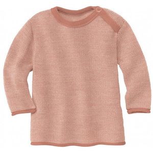 disana Kids Melange-Pullover Merinotrui (Kinderen |roze)