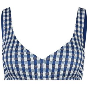 Seafolly Womens Bella Sweetheart Tank Bra Bikinitop (Dames |blauw/grijs)