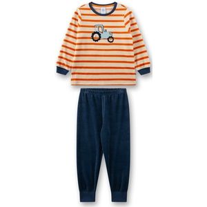 Sanetta Nachtkledij  nachtblauw / lichtblauw / lichtgeel / rood