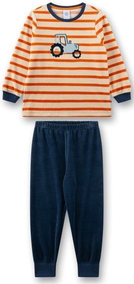 Sanetta Nachtkledij  nachtblauw / lichtblauw / lichtgeel / rood