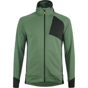 Löffler Zip-Hoody Tech-Merino Merinohoodie (Heren |groen)