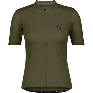 Scott Womens Endurance 10 S/S Fietsshirt (Dames |olijfgroen)