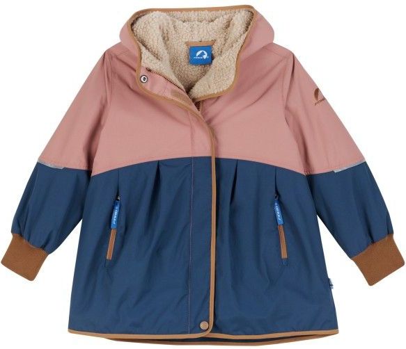Finkid - Aina Mukka - Lange Jas - Blauw - Kinderen