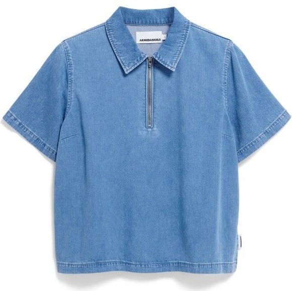 ARMEDANGELS - Cinziaa - Spijkerjacket - Effen - Korte Mouwen