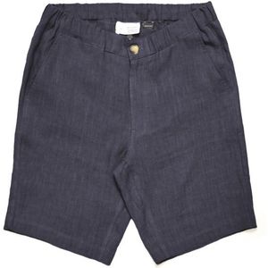 Mazine Regular Linen Shorts Short (Heren |grijs/blauw)