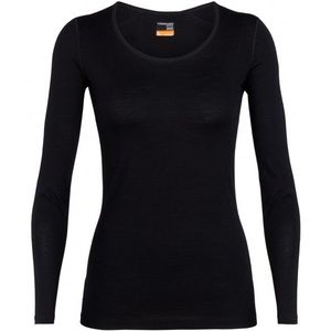 Ondershirt Icebreaker Womens 200 Oasis LS Scoop Black