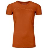Ortovox - 150 Cool Mountain - Merinoshirt - Bruin - Dames