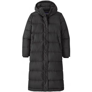 Patagonia Womens Silent Down Long Parka Lange jas (Dames |zwart)