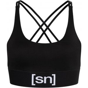 Super.natural - Sport-top - Zwart - Wool Super Brush - Comfortabele Basislaag