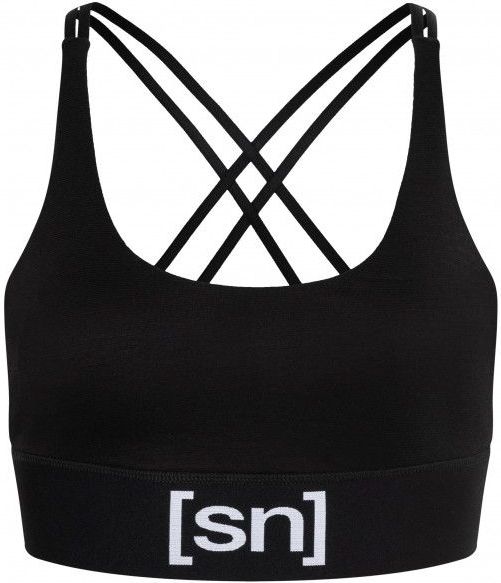 Super.natural - Sport-top - Zwart - Wool Super Brush - Comfortabele Basislaag